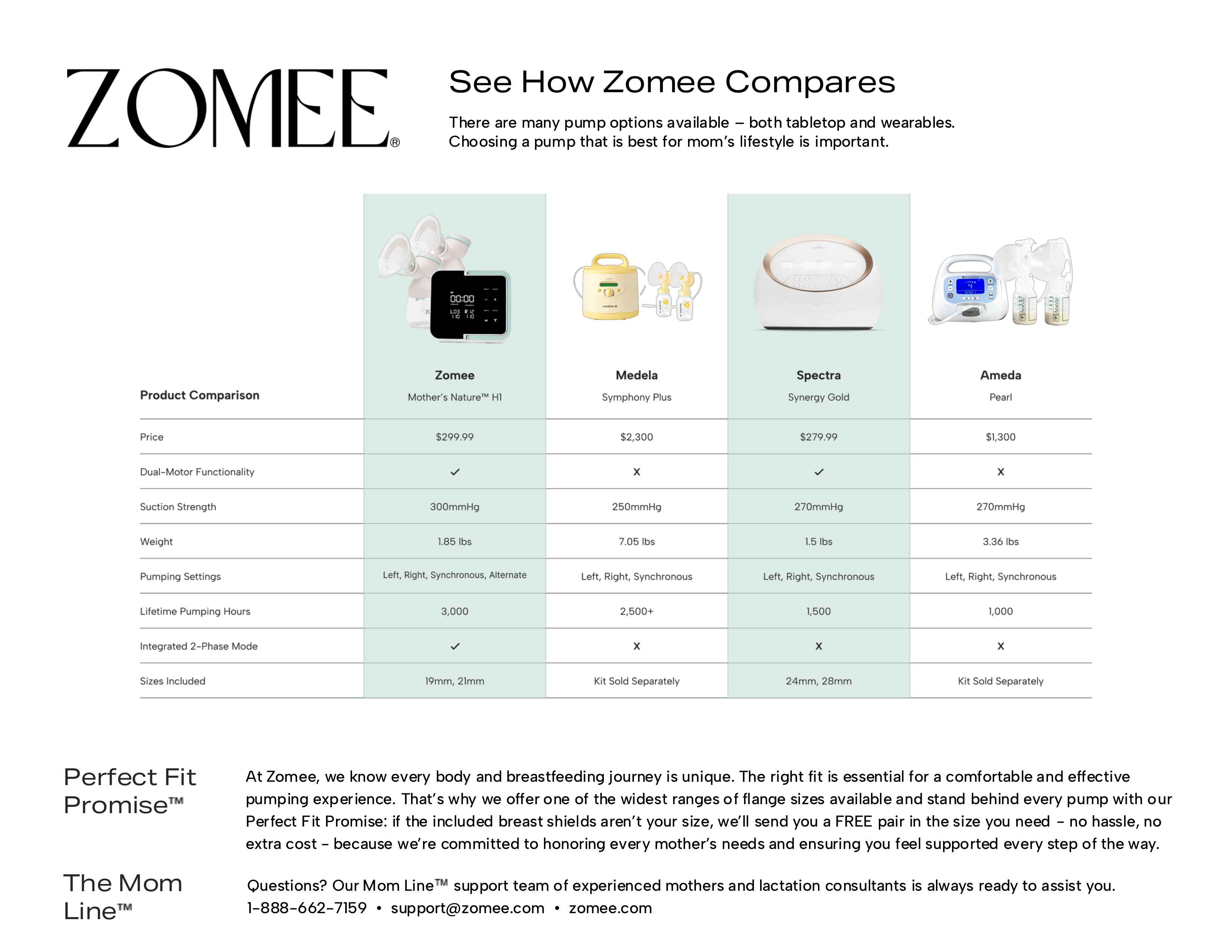 Zomee Competitive Chart H1